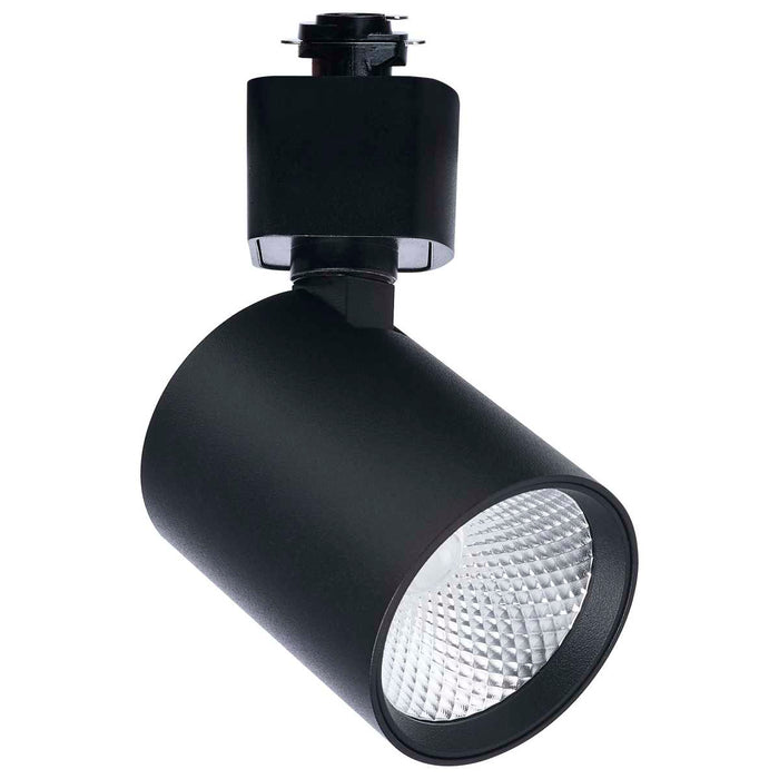 Track Head Satco TH762 8 Watt LED Track Head - 2700K/3000K/3500K/4000K/5000K CCT Selectable - Dim to Warm - H Style - 36 Degree Beam Angle - 120 Volt - Black - Round Satco