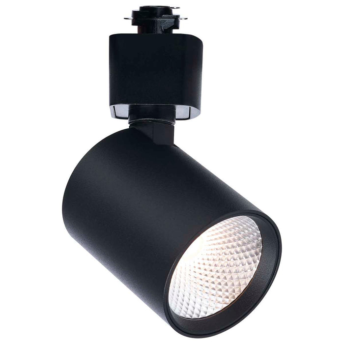 Track Head Satco TH762 8 Watt LED Track Head - 2700K/3000K/3500K/4000K/5000K CCT Selectable - Dim to Warm - H Style - 36 Degree Beam Angle - 120 Volt - Black - Round Satco