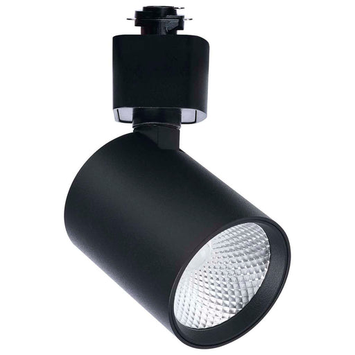 Track Head Satco TH765 8 Watt LED Track Head - 2700K/3000K/3500K/4000K/5000K CCT Selectable - Dim to Warm - H Style - 48 Degree Beam Angle - 120 Volt - Black - Round Satco