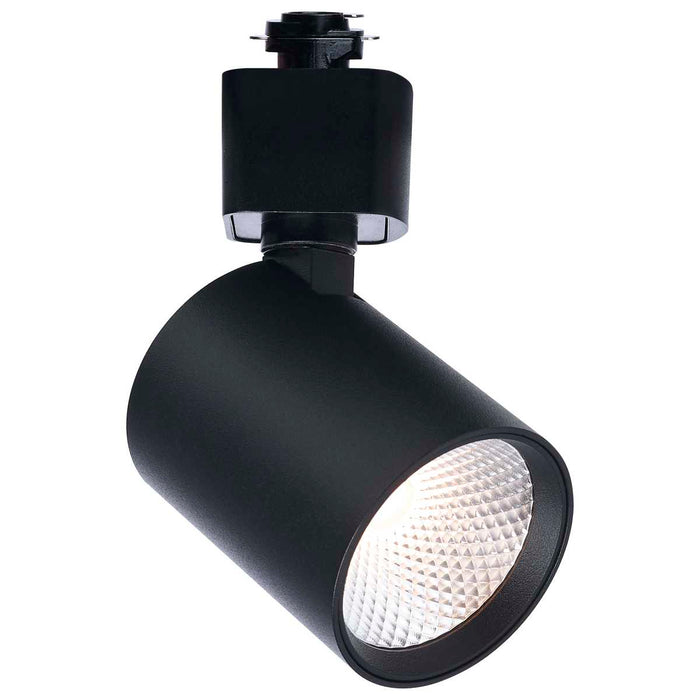 Track Head Satco TH765 8 Watt LED Track Head - 2700K/3000K/3500K/4000K/5000K CCT Selectable - Dim to Warm - H Style - 48 Degree Beam Angle - 120 Volt - Black - Round Satco