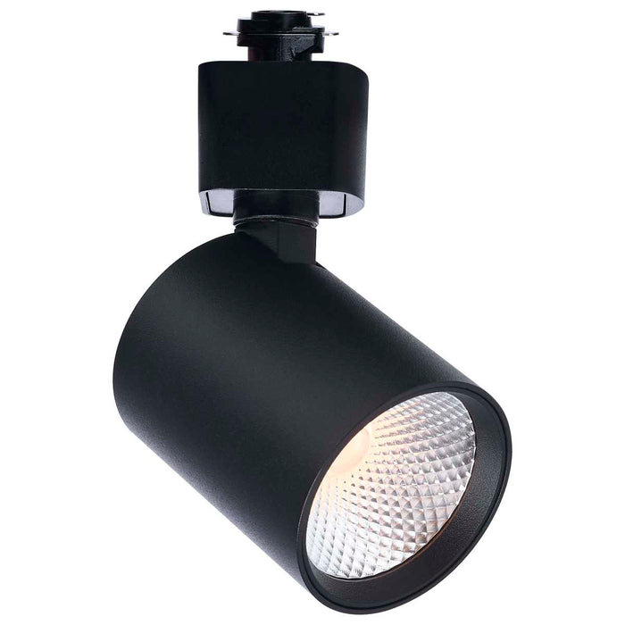 Track Head Satco TH765 8 Watt LED Track Head - 2700K/3000K/3500K/4000K/5000K CCT Selectable - Dim to Warm - H Style - 48 Degree Beam Angle - 120 Volt - Black - Round Satco