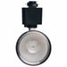 Track Head Satco TH766 8 Watt LED Track Head - 2700K/3000K/3500K/4000K/5000K CCT Selectable - Dim to Warm - H Style - 48 Degree Beam Angle - 120 Volt - Brushed Nickel - Round Satco