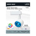Track Head Nuvo TH903 12 Watt LED Track Head - Starfish Enabled - Round Shape - White Finish - 120 Volt - RGBTW - H-Style Nuvo