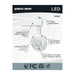 Track Head Nuvo TH903 12 Watt LED Track Head - Starfish Enabled - Round Shape - White Finish - 120 Volt - RGBTW - H-Style Nuvo