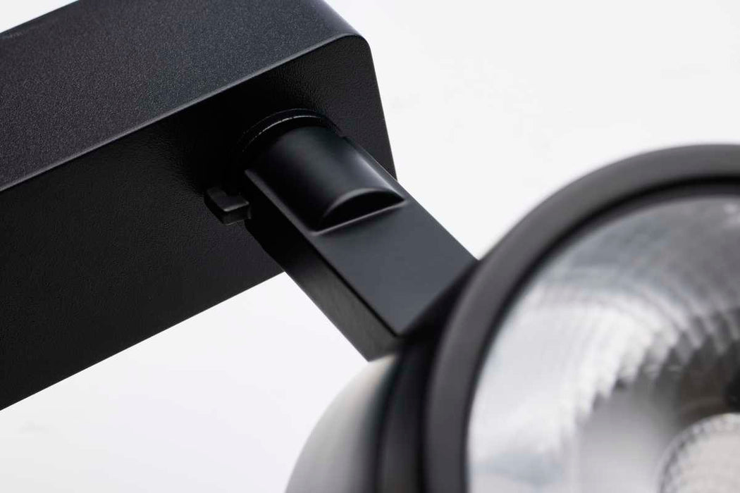 Track Head Nuvo TH904 12 Watt LED Track Head - Starfish Enabled - Round Shape - Black Finish - 120 Volt - RGBTW - H-Style Nuvo