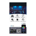 Track Head Nuvo TH904 12 Watt LED Track Head - Starfish Enabled - Round Shape - Black Finish - 120 Volt - RGBTW - H-Style Nuvo