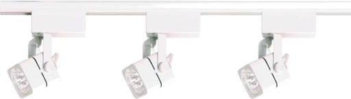 Track Kit Nuvo TK310 3 Light - MR16 - Square Track Kit - 4 foot Track - Low Voltage - White - H-Style Nuvo