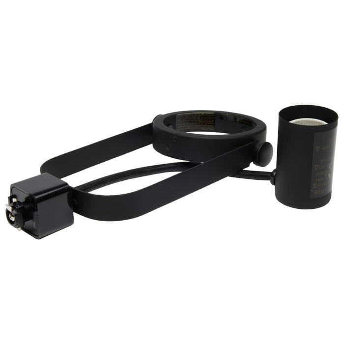 Track Kit Nuvo TK317 3 Light - PAR30 - Gimbal Ring Track Kit - 4 foot Track - Black - H-Style Nuvo