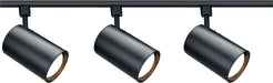 Track Kit Nuvo TK319 3 Light - R30 - Straight Cylinder Track Kit - 4 foot Track - Black - H-Style Nuvo