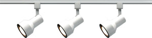 Track Kit Nuvo TK320 3 Light - R30 - Step Cylinder Track Kit - 4 foot Track - White - H-Style Nuvo