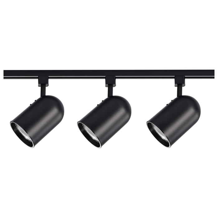 Track Kit Nuvo TK323 3 Light - R30 - Bullet Cylinder Track Kit - 4 foot Track - Black - H-Style Nuvo