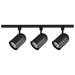 Track Kit Nuvo TK323 3 Light - R30 - Bullet Cylinder Track Kit - 4 foot Track - Black - H-Style Nuvo
