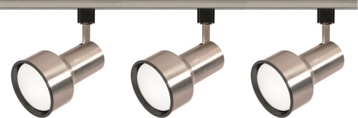 Track Kit Nuvo TK340 3 Light - R30 - Step Cylinder Track Kit - 4 foot Track - Brushed Nickel - H-Style Nuvo