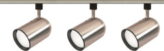 Track Kit Nuvo TK342 3 Light - R30 - Bullet Cylinder Track Kit - 4 foot Track - Brushed Nickel - H-Style Nuvo