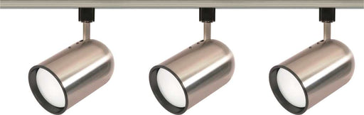 Track Kit Nuvo TK342 3 Light - R30 - Bullet Cylinder Track Kit - 4 foot Track - Brushed Nickel - H-Style Nuvo