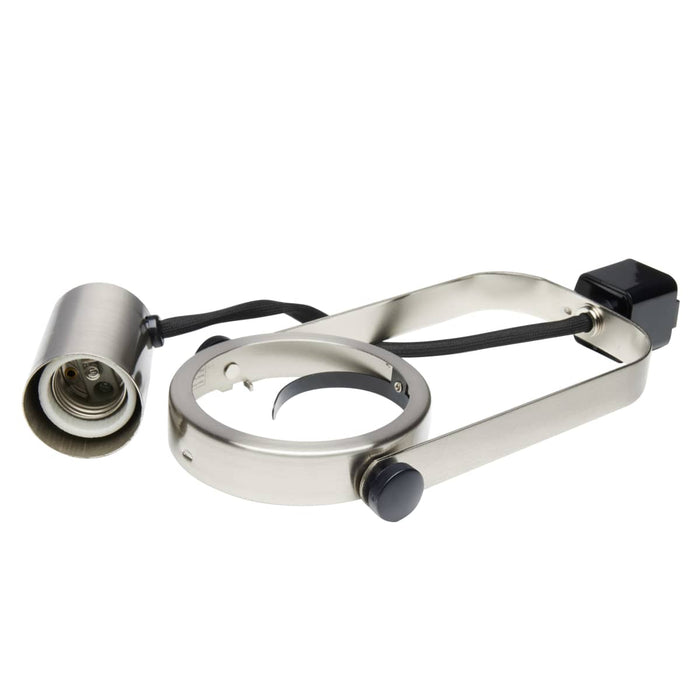 Track Kit Nuvo TK343 3 Light - PAR30 - Gimbal Ring Track Kit - 4 foot Track - Brushed Nickel - H-Style Nuvo