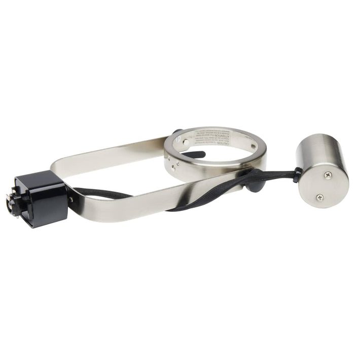 Track Kit Nuvo TK343 3 Light - PAR30 - Gimbal Ring Track Kit - 4 foot Track - Brushed Nickel - H-Style Nuvo