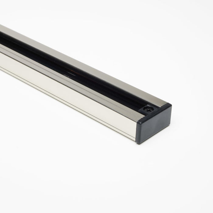 Track Kit Nuvo TK343 3 Light - PAR30 - Gimbal Ring Track Kit - 4 foot Track - Brushed Nickel - H-Style Nuvo