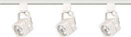 Track Kit Nuvo TK345 3 Light - MR16 - Square Track Kit - 4 foot Track - Line Voltage - White - H-Style Nuvo