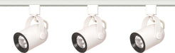 Track Kit Nuvo TK348 3 Light - MR16 - Round Back Track Kit - 4 foot Track - Line Voltage - White - H-Style Nuvo