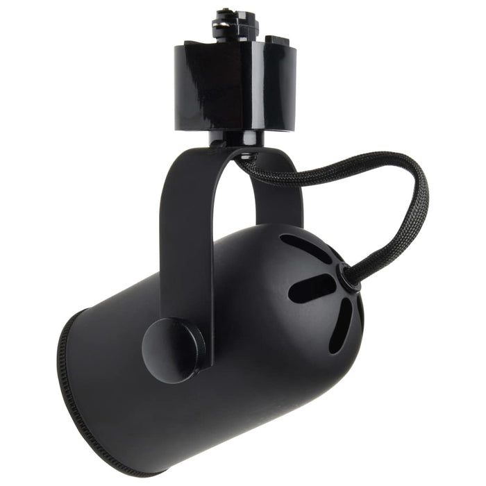 Track Kit Nuvo TK349 3 Light - MR16 - Round Back Track Kit - 4 foot Track - Line Voltage - Black - H-Style Nuvo