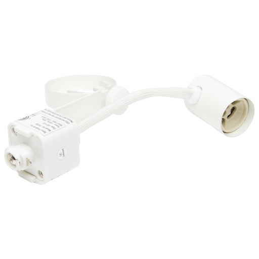 Track Kit Nuvo TK355 3 Light - MR16 - Gimbal Ring Track Kit - 4 foot Track - Line Voltage - White - H-Style Nuvo