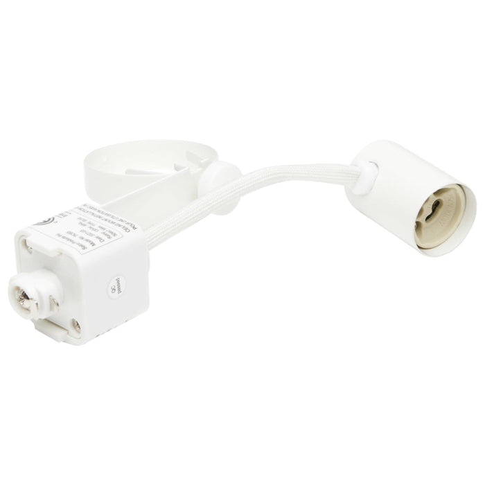 Track Kit Nuvo TK355 3 Light - MR16 - Gimbal Ring Track Kit - 4 foot Track - Line Voltage - White - H-Style Nuvo
