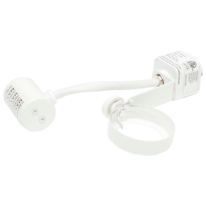 Track Kit Nuvo TK355 3 Light - MR16 - Gimbal Ring Track Kit - 4 foot Track - Line Voltage - White - H-Style Nuvo