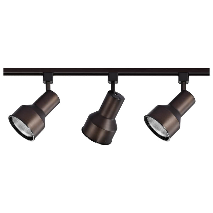 Track Kit Nuvo TK361 3 Light - R30 - Step Cylinder Track Kit - 4 foot Track - Russet Bronze - H-Style Nuvo