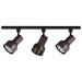 Track Kit Nuvo TK361 3 Light - R30 - Step Cylinder Track Kit - 4 foot Track - Russet Bronze - H-Style Nuvo