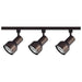 Track Kit Nuvo TK361 3 Light - R30 - Step Cylinder Track Kit - 4 foot Track - Russet Bronze - H-Style Nuvo