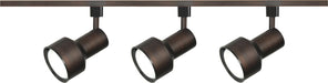 Track Kit Nuvo TK361 3 Light - R30 - Step Cylinder Track Kit - 4 foot Track - Russet Bronze - H-Style Nuvo
