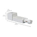 Nuvo TP169 Conduit Live End Feed Connector Power Supply for H Track Lighting LightStoreUSA