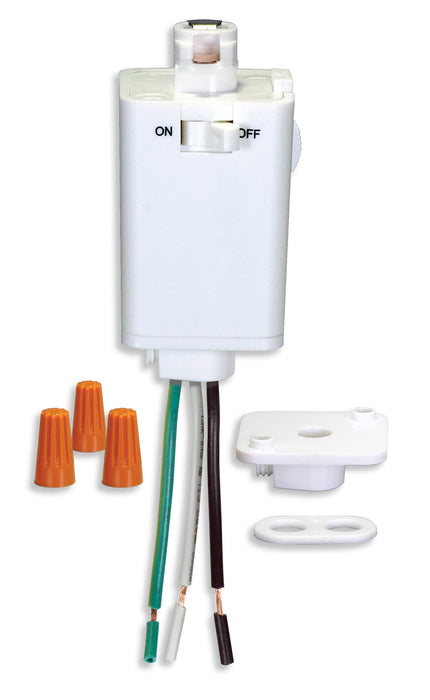 Track Accessory Nuvo TP231 Pendant Track Adapter for Track Lighting Nuvo Lighting