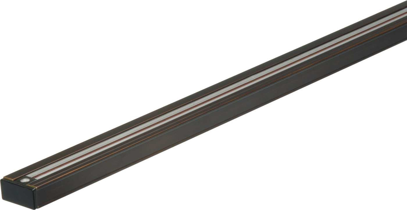 Satco TR134 8-Foot H-Style Track – Russet Bronze – 120V