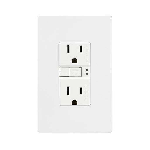 GFCI Eaton TRSGF15W 15 Amp GFCI Tamper Resistant with Wall Plate Eaton