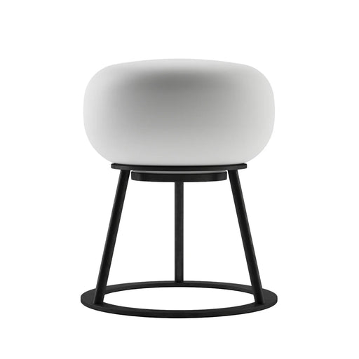 Cordless Table Lamp Kibun K70303 Tripod Cordless Table Lamp Black Oval Glass Bulbrite