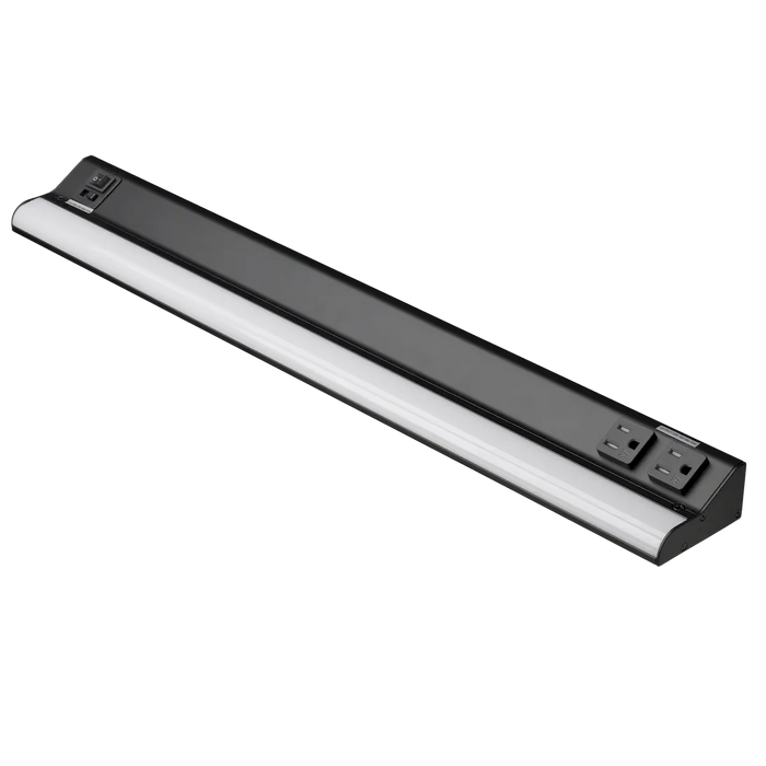 American Lighting C-AML-UCR Courant LED Under Cabinet Light & Power Strip CCT Selectable - Black