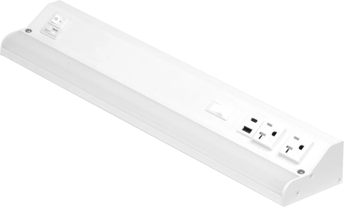 American Lighting C-AML-UCRP Courant Plus LED Under Cabinet Light & Power Strip CCT Selectable