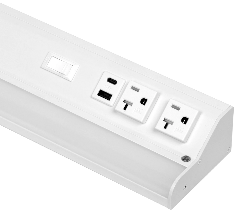 American Lighting C-AML-UCRP Courant Plus LED Under Cabinet Light & Power Strip CCT Selectable