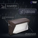 LED Wall Pack WPLL Wall Pack Series - Wattage and CCT Selectable, 80/100/120W Medinah Power