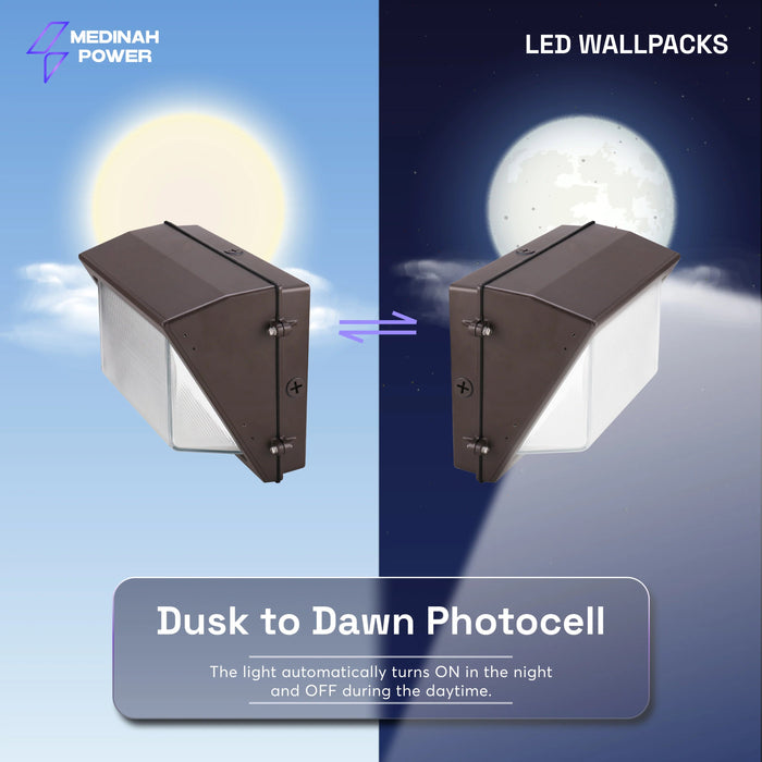 LED Wall Pack WPLL Wall Pack Series - Wattage and CCT Selectable, 80/100/120W Medinah Power