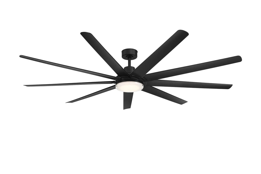 Ceiling Fan Wind River WR2280MB Ellison XL 80 Inch Wi-Fi Outdoor Ceiling Fan w/LED Light - Black Wind River Fans
