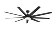 Ceiling Fan Wind River WR2280MB Ellison XL 80 Inch Wi-Fi Outdoor Ceiling Fan w/LED Light - Black Wind River Fans