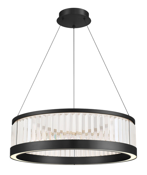 Eurofase 49352-023 Empra 30" Matte Black LED Chandelier