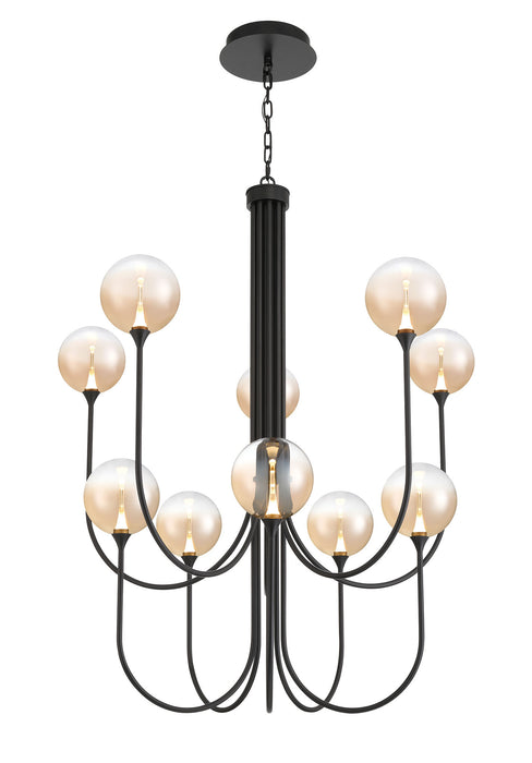 Eurofase 48926-032 Iissa 40" Matte Black LED Chandelier