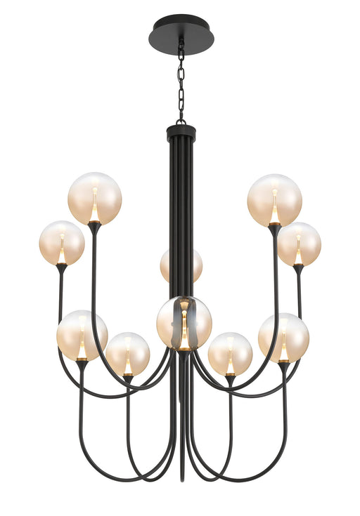 Eurofase 48926-032 Iissa 40" Matte Black LED Chandelier