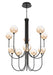 Eurofase 48926-032 Iissa 40" Matte Black LED Chandelier