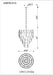 Eurofase 43876-013 Cocolina 42" Brushed Brass Chandelier