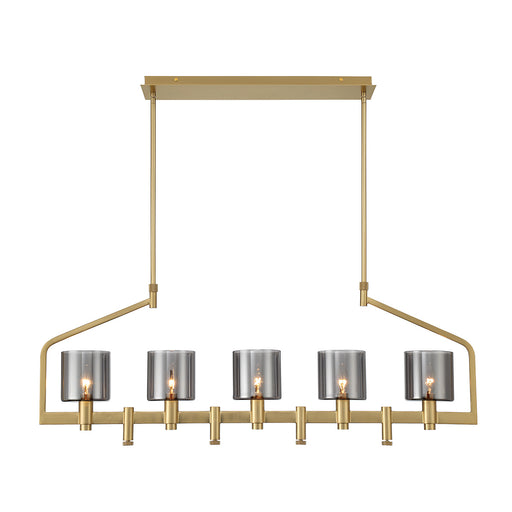 Eurofase 45652-011 Decato 42" Satin Gold Paint Chandelier